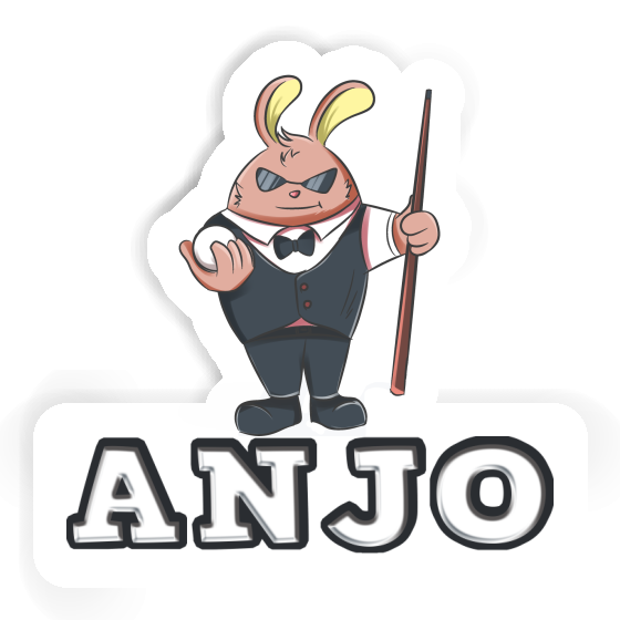 Sticker Billiards Player Anjo Notebook Sticker Billiards Player Anjo Gift package Image