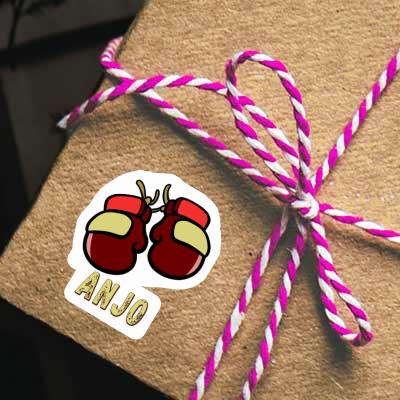 Sticker Boxing Glove Anjo Notebook Image