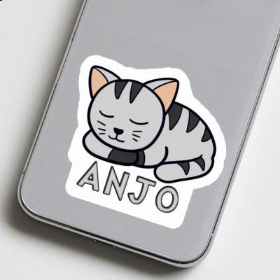 Anjo Sticker Cat Notebook Anjo Sticker Cat Gift package Image