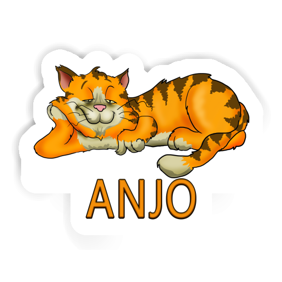 Sticker Chilling Cat Anjo Laptop Sticker Chilling Cat Anjo Laptop Image
