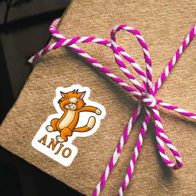 Anjo Sticker Cat Notebook Anjo Sticker Cat Notebook Image