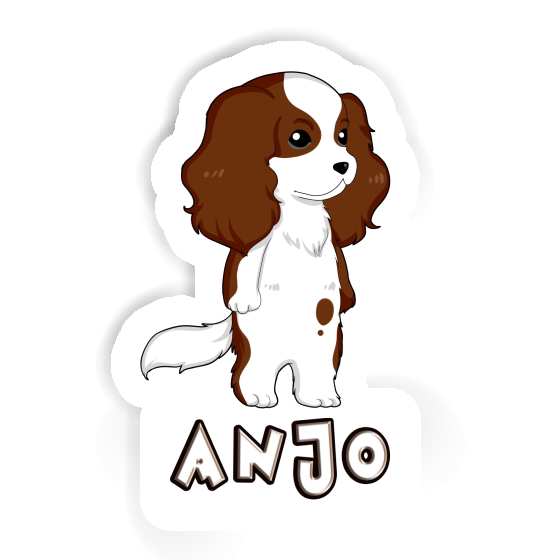 Autocollant Anjo Cavalier King Charles Spaniel Autocollant Anjo Cavalier King Charles Spaniel Image