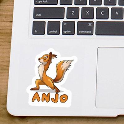 Anjo Sticker Yoga-Eichhörnchen Anjo Sticker Yoga-Eichhörnchen Image