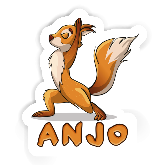 Anjo Sticker Yoga Squirrel Notebook Anjo Sticker Yoga Squirrel Gift package Image