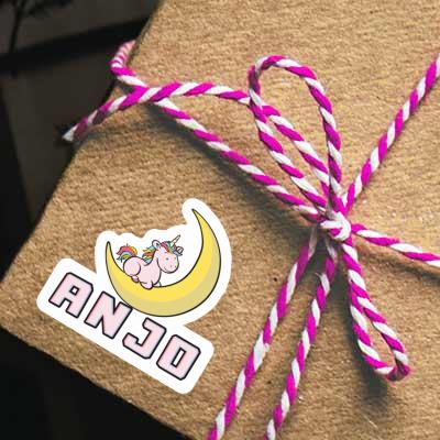 Sticker Unicorn Anjo Notebook Sticker Unicorn Anjo Gift package Image