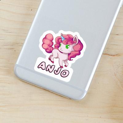 Sticker Anjo Einhorn Laptop Image