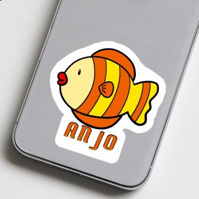 Autocollant Poisson Anjo Notebook Autocollant Poisson Anjo Gift package Image