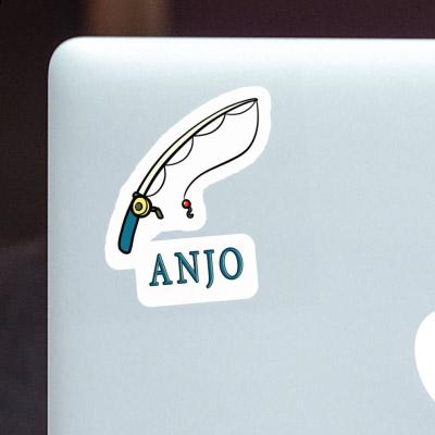 Anjo Aufkleber Angelrute Laptop Anjo Aufkleber Angelrute Laptop Image