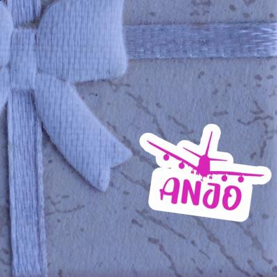 Airplane Sticker Anjo Notebook Airplane Sticker Anjo Gift package Image