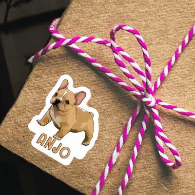 Autocollant Bouledogue Anjo Laptop Image