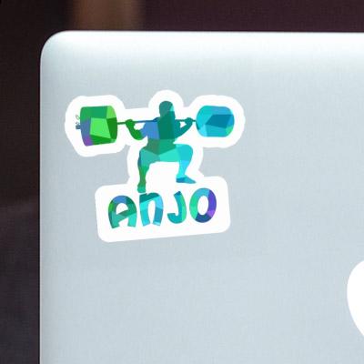 Aufkleber Gewichtheber Anjo Laptop Aufkleber Gewichtheber Anjo Laptop Image