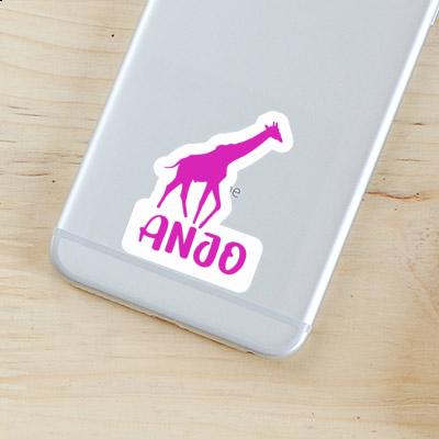 Autocollant Anjo Girafe Gift package Image