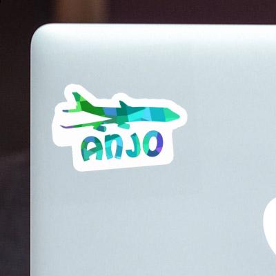 Jumbo-Jet Autocollant Anjo Notebook Image