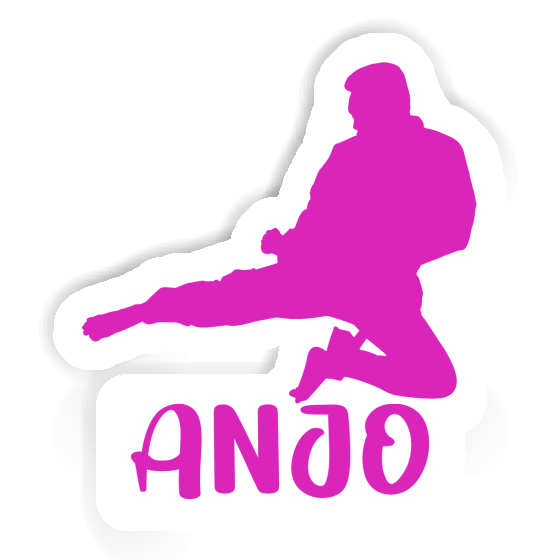 Sticker Anjo Karateka Notebook Sticker Anjo Karateka Notebook Image