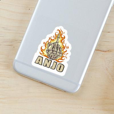 Anjo Sticker Middlefinger Notebook Anjo Sticker Middlefinger Gift package Image