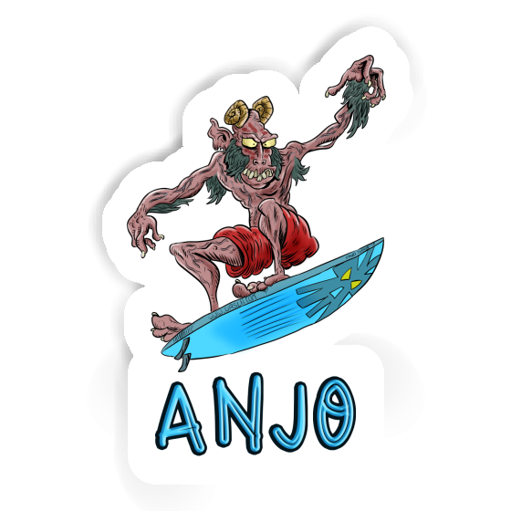 Sticker Surfer Anjo Laptop Sticker Surfer Anjo Laptop Image