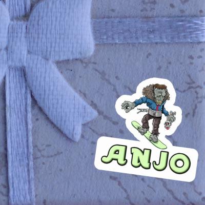 Anjo Sticker Snowboarder Notebook Anjo Sticker Snowboarder Notebook Image