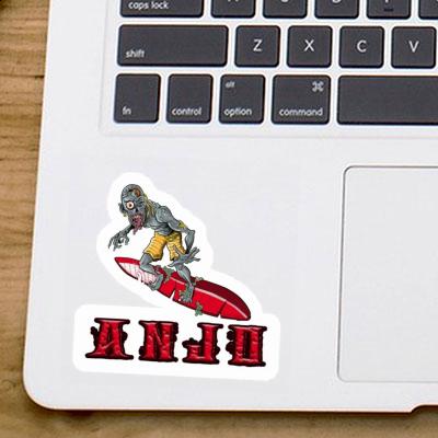 Anjo Sticker Surfer Notebook Anjo Sticker Surfer Gift package Image