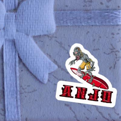 Anjo Sticker Surfer Anjo Sticker Surfer Image