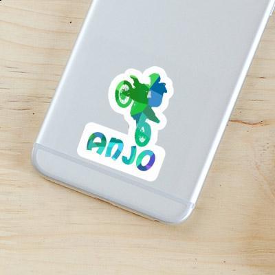 Autocollant Motocrossiste Anjo Laptop Autocollant Motocrossiste Anjo Laptop Image