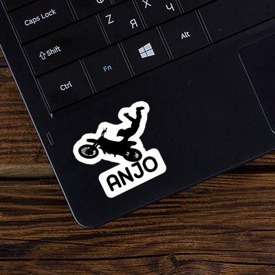 Aufkleber Anjo Motocross-Fahrer Notebook Aufkleber Anjo Motocross-Fahrer Notebook Image