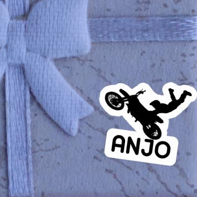 Aufkleber Anjo Motocross-Fahrer Laptop Aufkleber Anjo Motocross-Fahrer Laptop Image