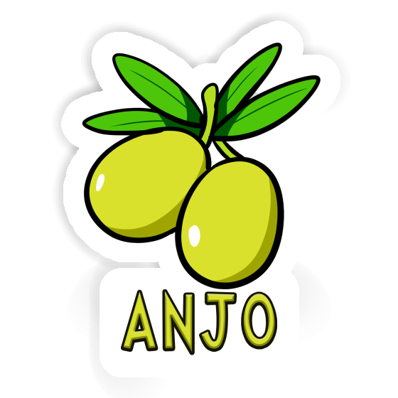 Anjo Sticker Olive Notebook Anjo Sticker Olive Gift package Image