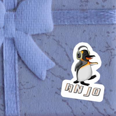 Sticker Musik-Pinguin Anjo Laptop Sticker Musik-Pinguin Anjo Laptop Image