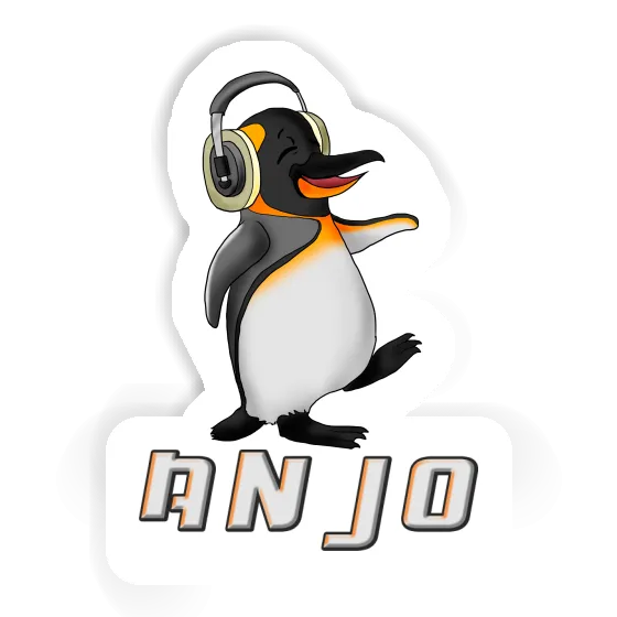 Sticker Musik-Pinguin Anjo Notebook Sticker Musik-Pinguin Anjo Gift package Image
