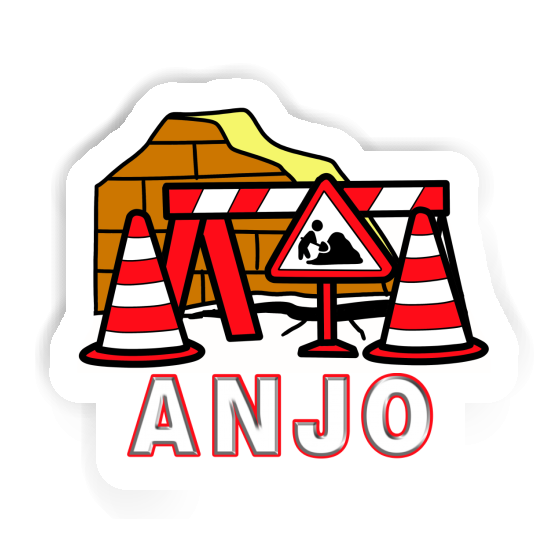 Baustelle Sticker Anjo Notebook Baustelle Sticker Anjo Gift package Image