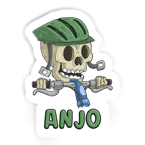 Aufkleber Fahrradfahrer Anjo Notebook Aufkleber Fahrradfahrer Anjo Notebook Image