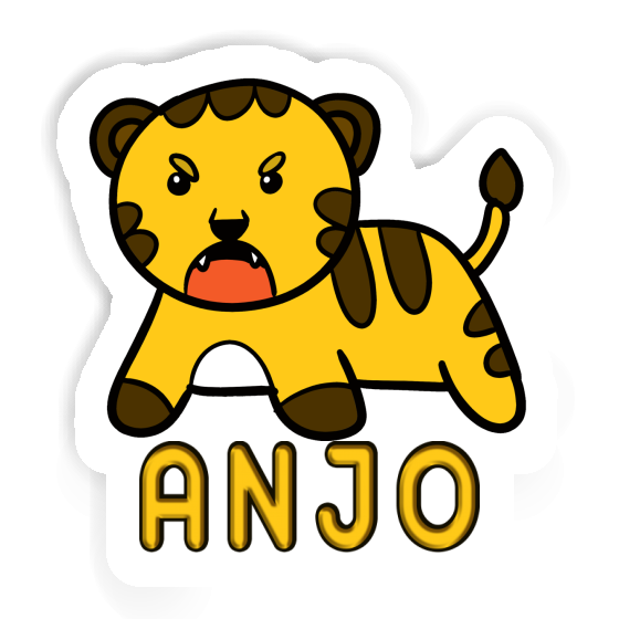 Anjo Sticker Baby Tiger Notebook Anjo Sticker Baby Tiger Gift package Image