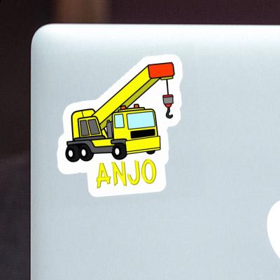 Anjo Sticker Vehicle Crane Notebook Anjo Sticker Vehicle Crane Notebook Image