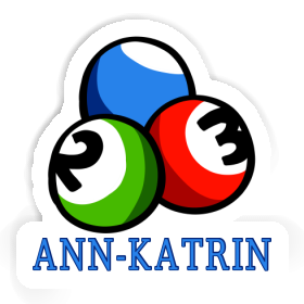 Billardkugel Aufkleber Ann-katrin Image