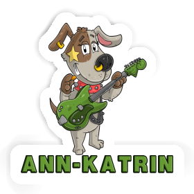 Sticker Gitarrist Ann-katrin Image
