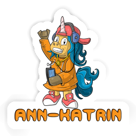 Ann-katrin Sticker Hip-Hop Einhorn Image