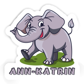 Sticker Ann-katrin Elephant Image