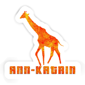 Sticker Giraffe Ann-katrin Image