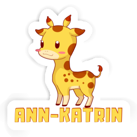 Ann-katrin Sticker Giraffe Image