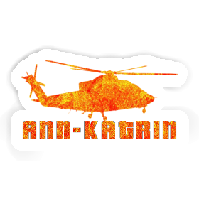 Ann-katrin Sticker Helicopter Image