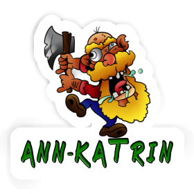 Ann-katrin Aufkleber Holzfäller Image