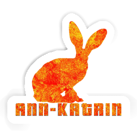 Hase Aufkleber Ann-katrin Image