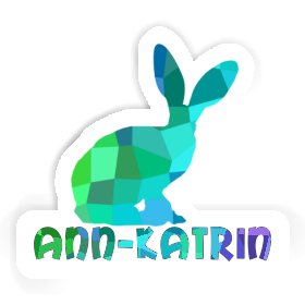 Hase Aufkleber Ann-katrin Image