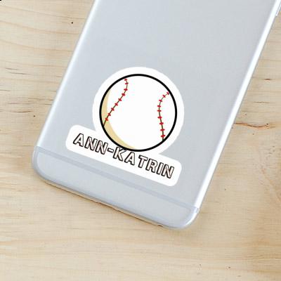 Baseball Aufkleber Ann-katrin Notebook Baseball Aufkleber Ann-katrin Notebook Image