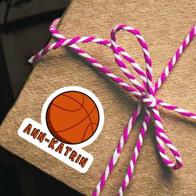 Sticker Basketball Ball Ann-katrin Notebook Sticker Basketball Ball Ann-katrin Gift package Image