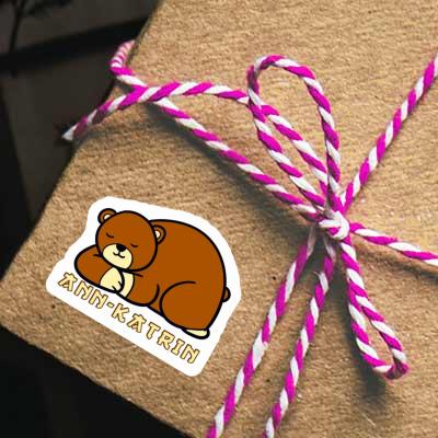 Sticker Ann-katrin Bear Notebook Sticker Ann-katrin Bear Gift package Image