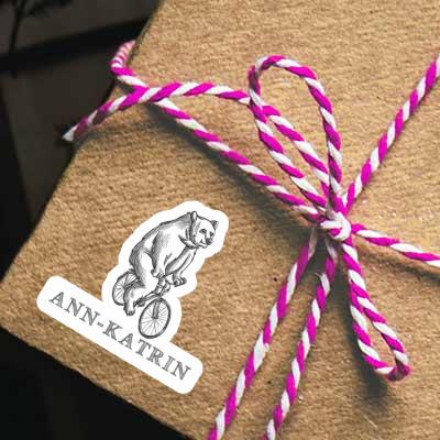 Sticker Bicycle rider Ann-katrin Gift package Image