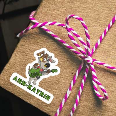 Sticker Gitarrist Ann-katrin Notebook Sticker Gitarrist Ann-katrin Gift package Image