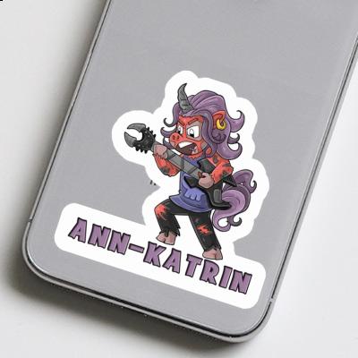 Aufkleber Ann-katrin Rockendes Einhorn Notebook Aufkleber Ann-katrin Rockendes Einhorn Gift package Image