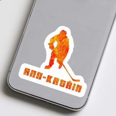 Eishockeyspieler Aufkleber Ann-katrin Laptop Image